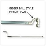 Suncover Awning Crank Handle - Ball Style